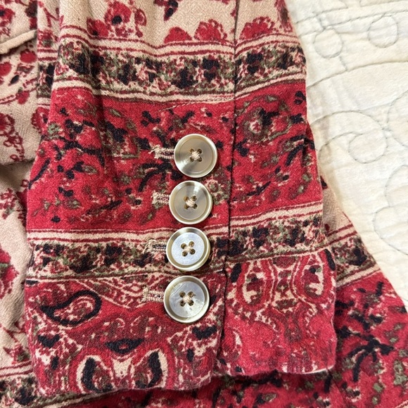 Free People Vintage Style Bellflower Blazer - Picture 12 of 15